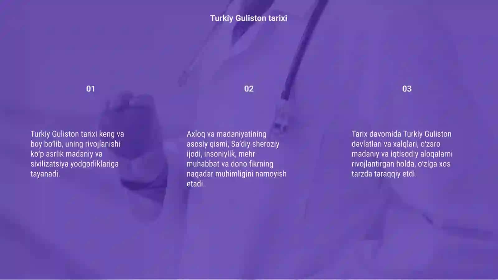 Turkiy Guliston yoxud axloq Saʼdiy sheroziy 3