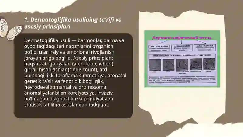 Odam genetikasining usullari dermatoglifika usuli 3
