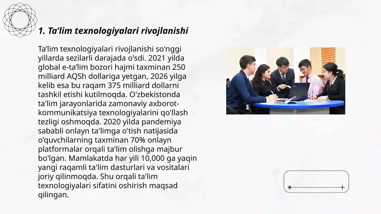 Dars rivojlanishining asosiy tendensiyalari 3