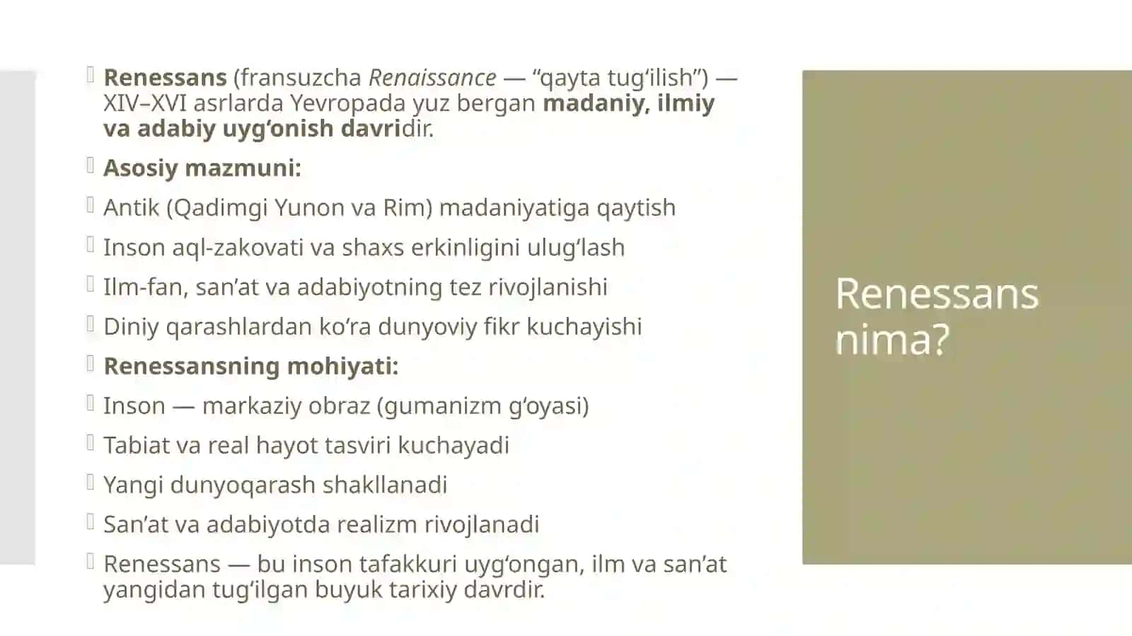 Jahon adabiyotida renesans masalasi 3