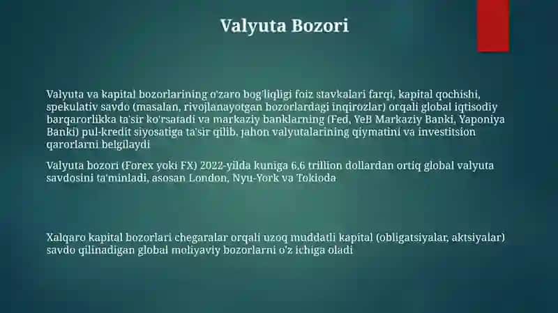 Xalqaro fond bozorlari 3