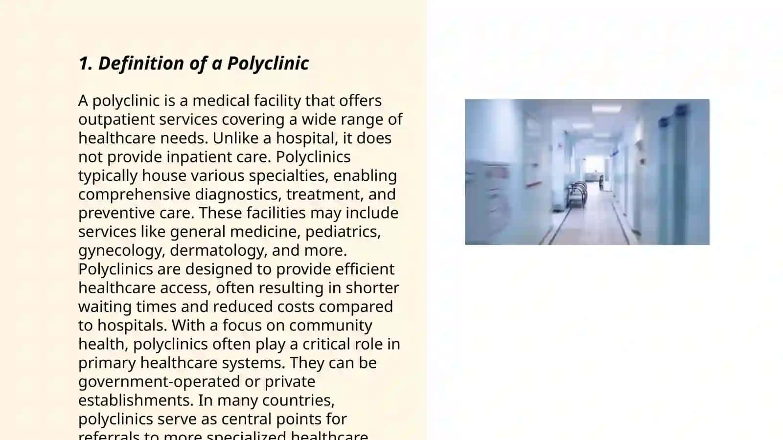 Polyclinic Services 3