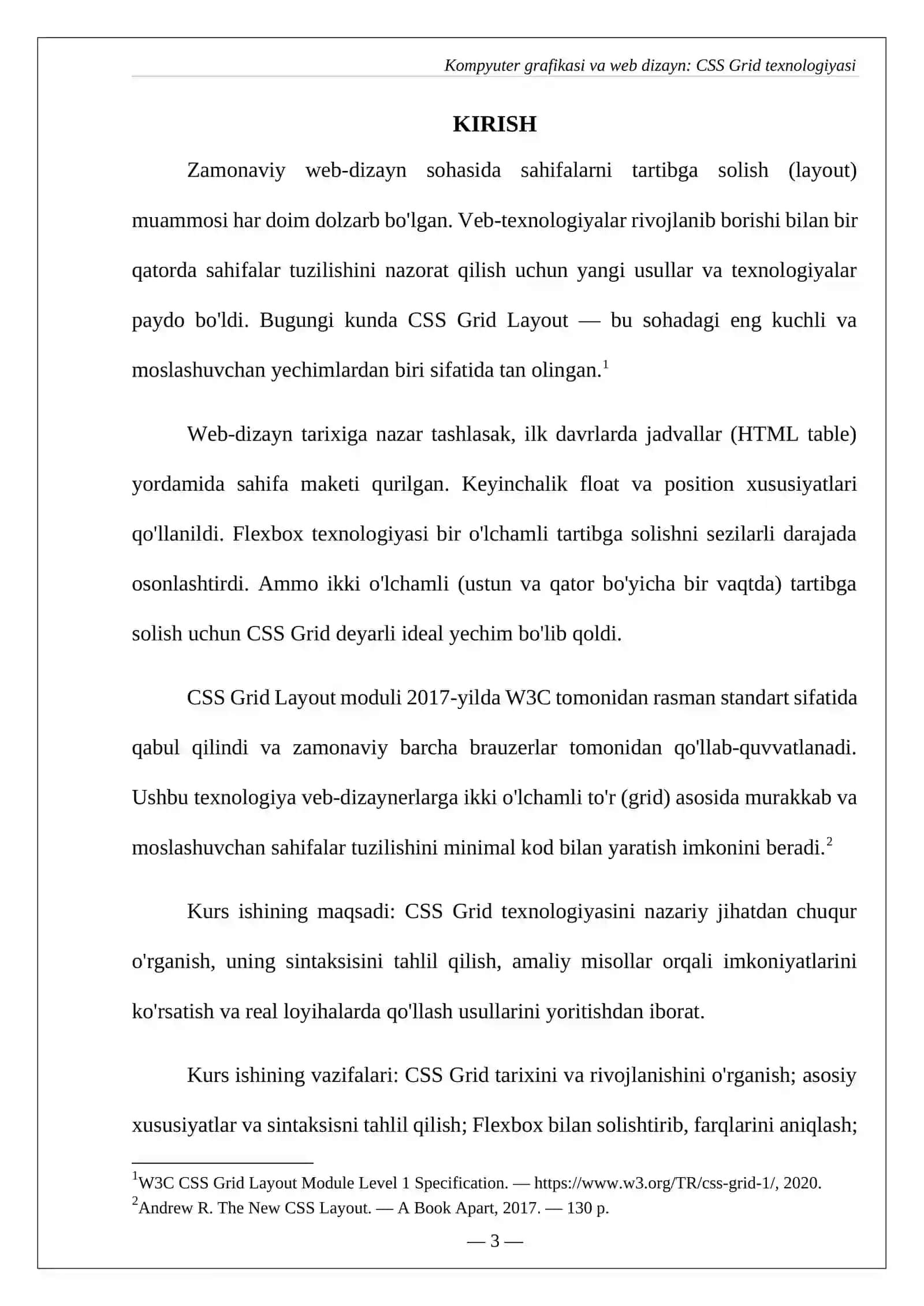 CSS GRID TEXNOLOGIYASI 3