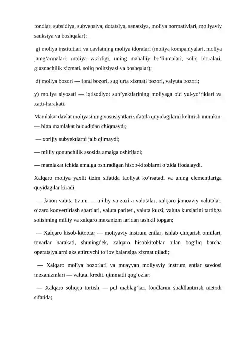O’zbekiston Respublikasi moliya tizimi 3