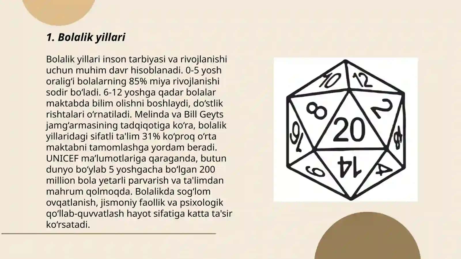 Bolalik yillari 3