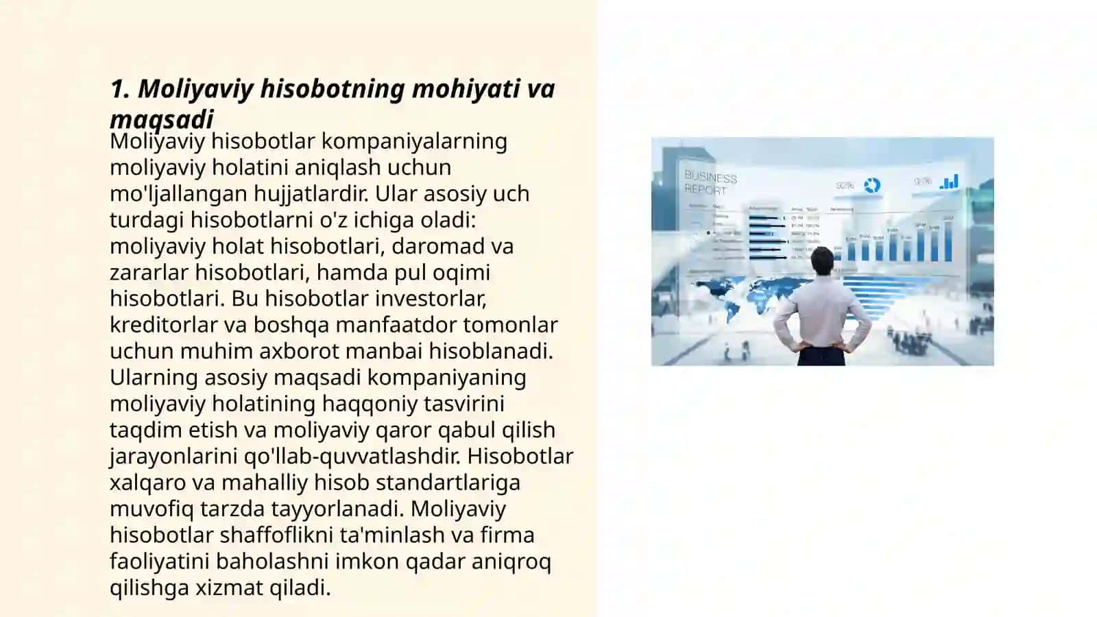 Moliyaviy hisobot tahlili faniga kirish 3