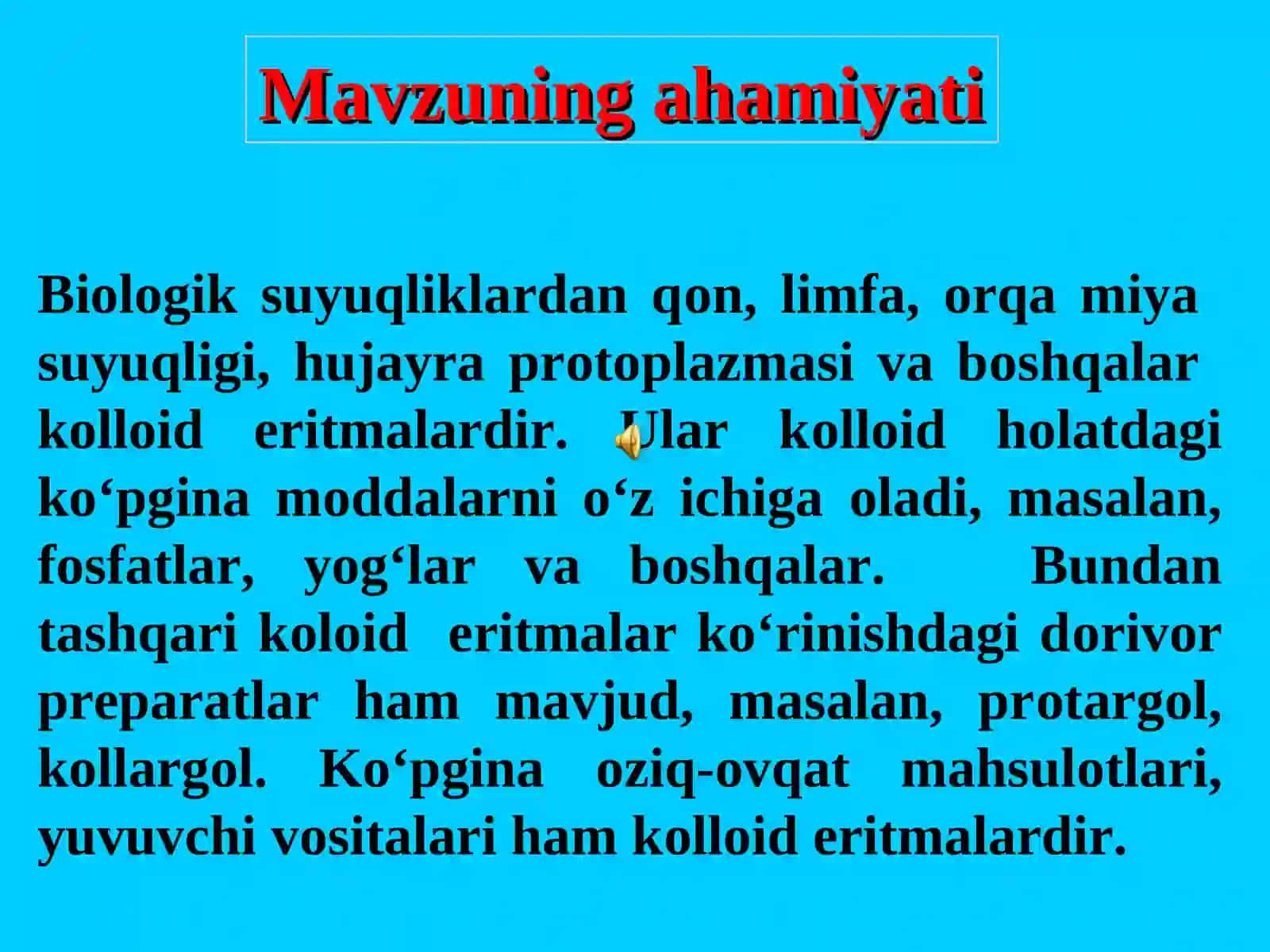 Kolloid dispers sistemalar 3