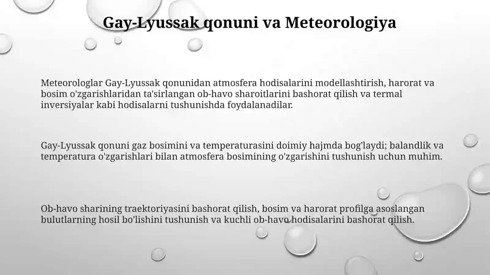 Gay-Lussac qonuni 3