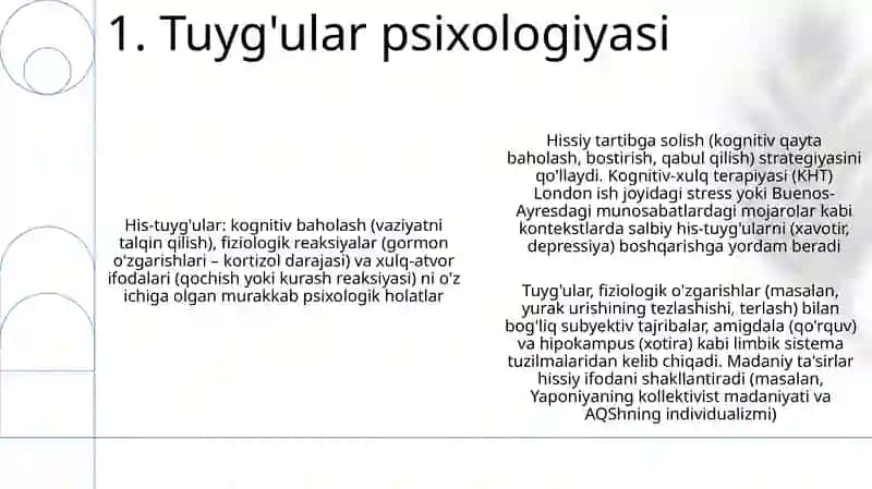 Hissiyot va emotsiya 3