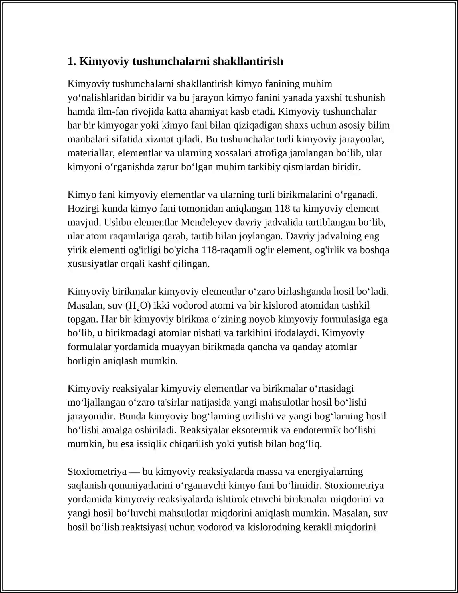 BOSHLANGICH KIMYOVIY TUSHINCHALAR 3