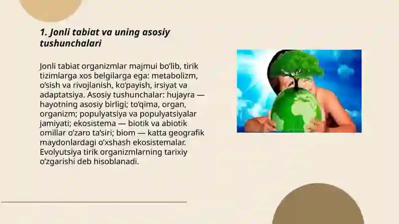 Jonli tabiat mavzusida 3