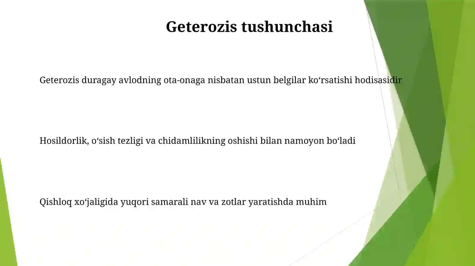 Geterozis tushunchasi 3