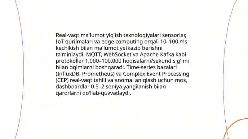 Real-vaqt ma'lumot yig'ish texnologiyalari 3