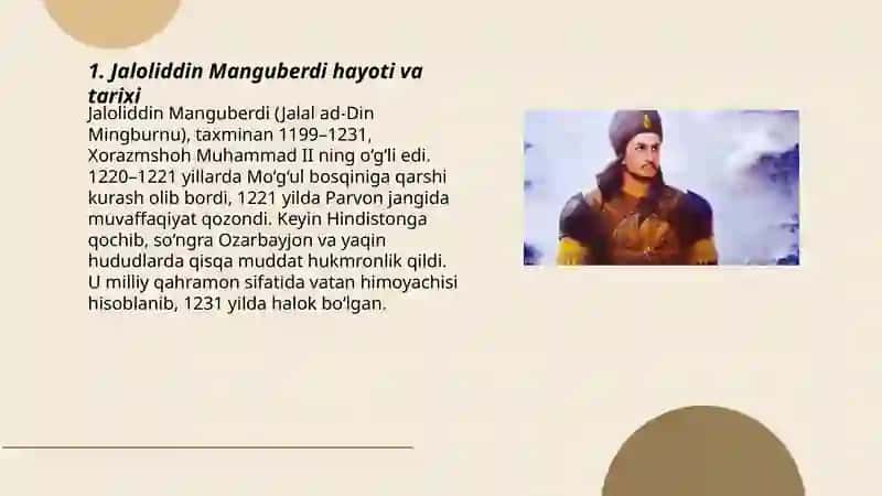 Jaloliddin Manguberdi- Vatan himoyachisi 3