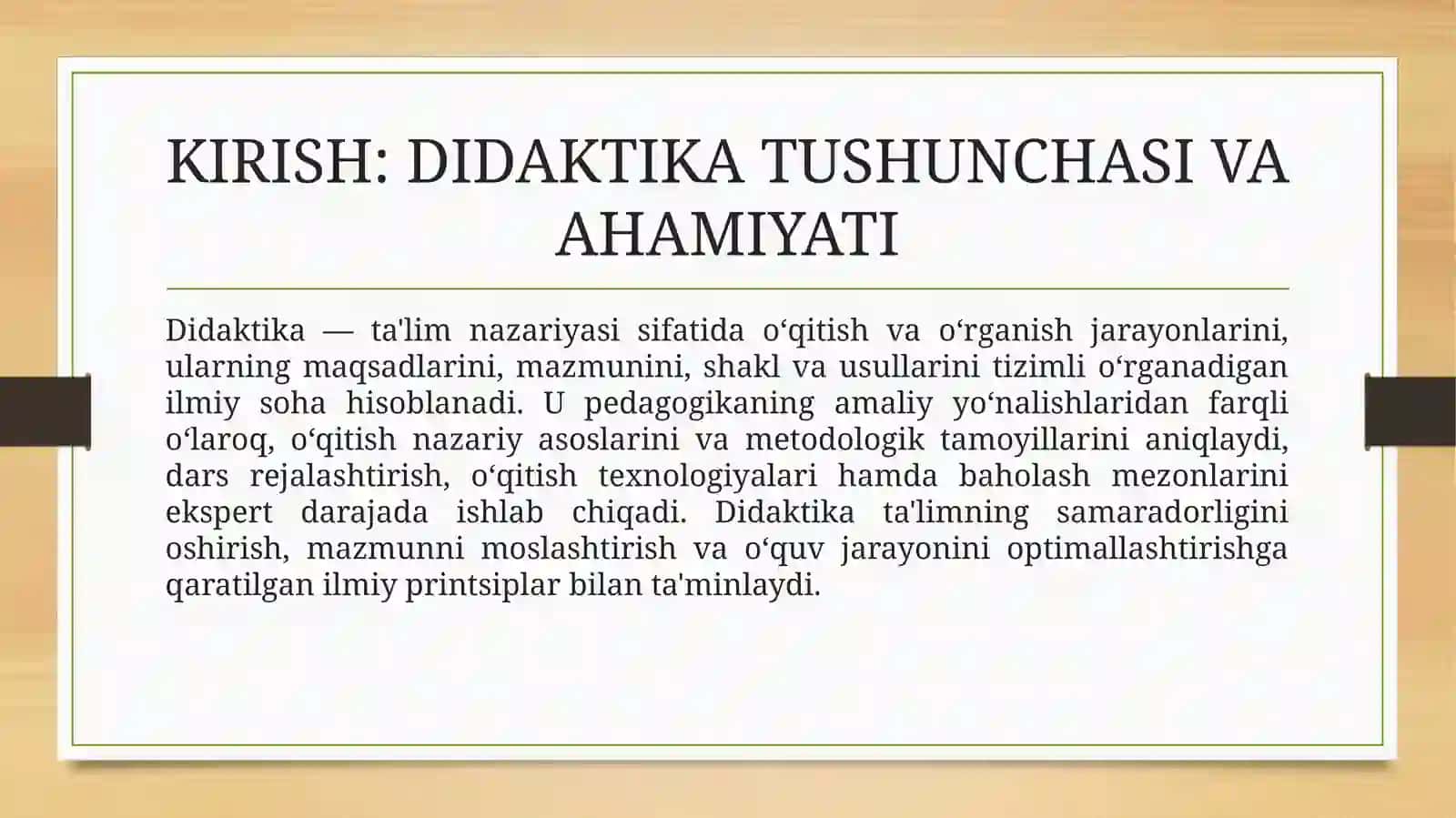 Didaktika taʼlim nazariyasi sifatida 3