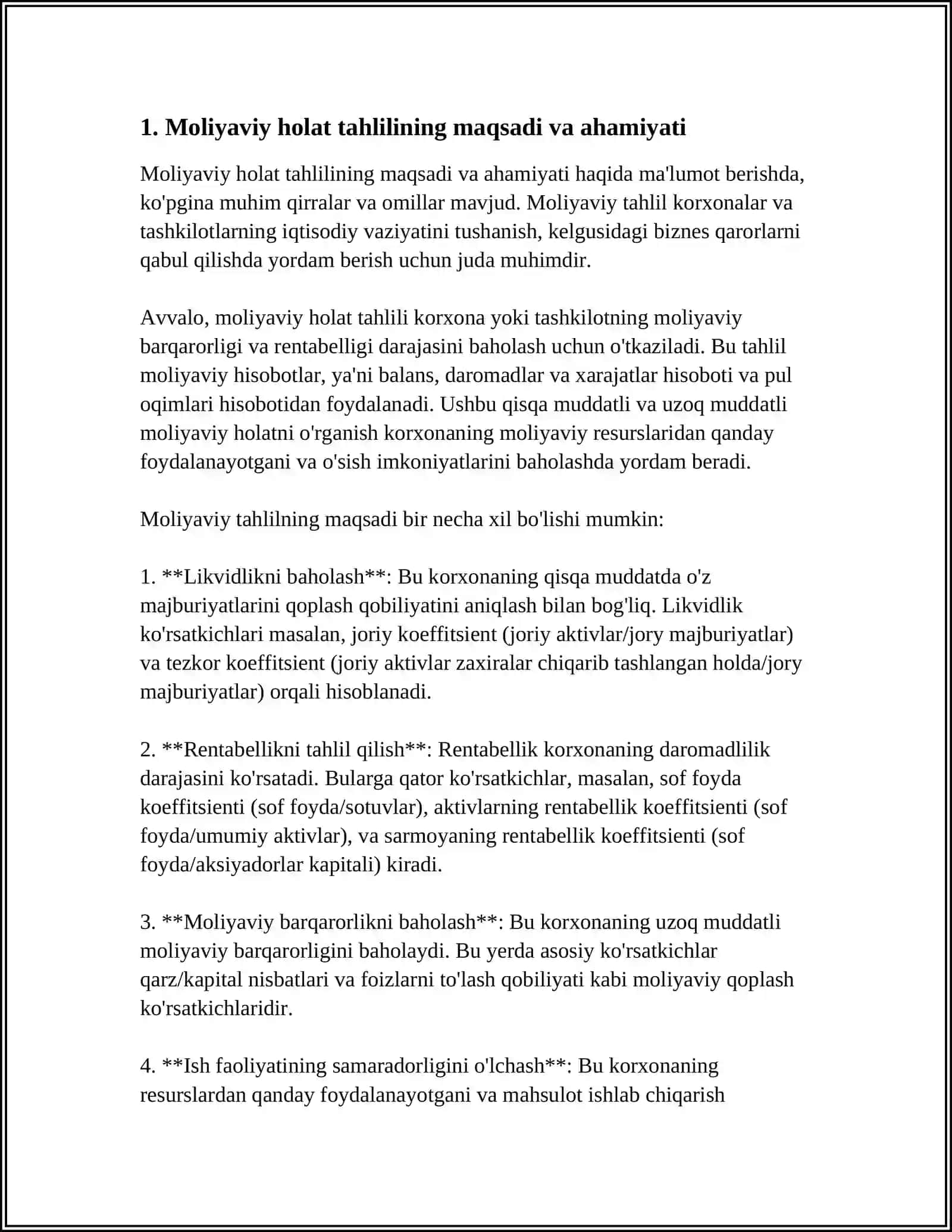 Moliyaviy Hisobot Tahlili 3