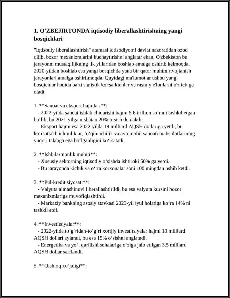 O'ZBEJIRTONDA ISLOHOTLARNING YANGI BOSQICHLARI 3