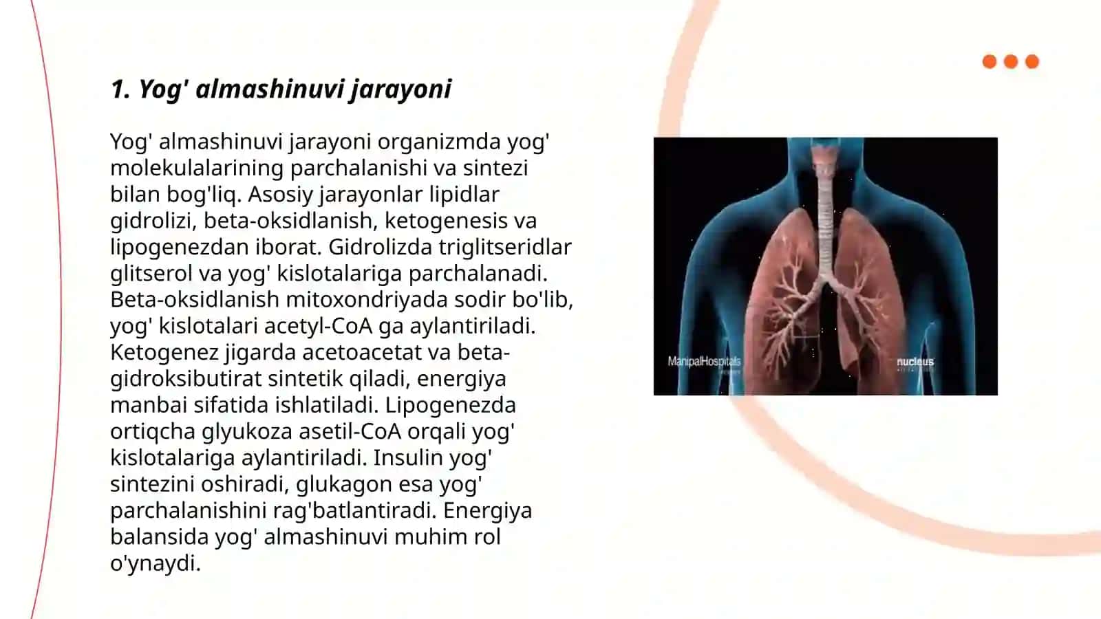 Oraliq yog' almashinuvi 3