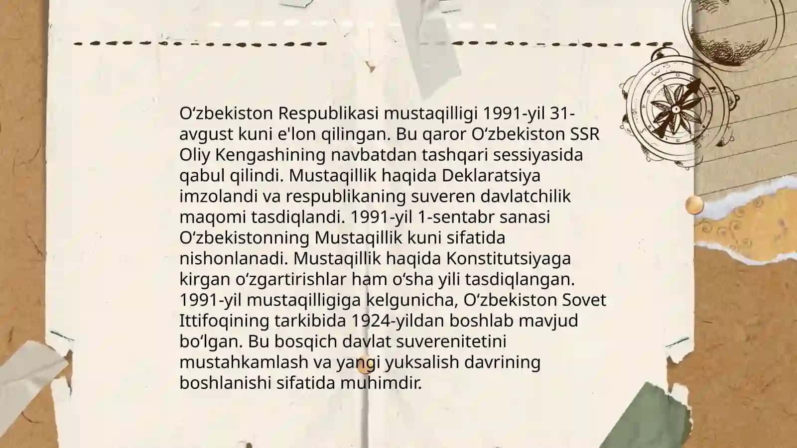 O'zbekistonning oʻziga xos istiqlol va taraqqiyot yoʻli 3
