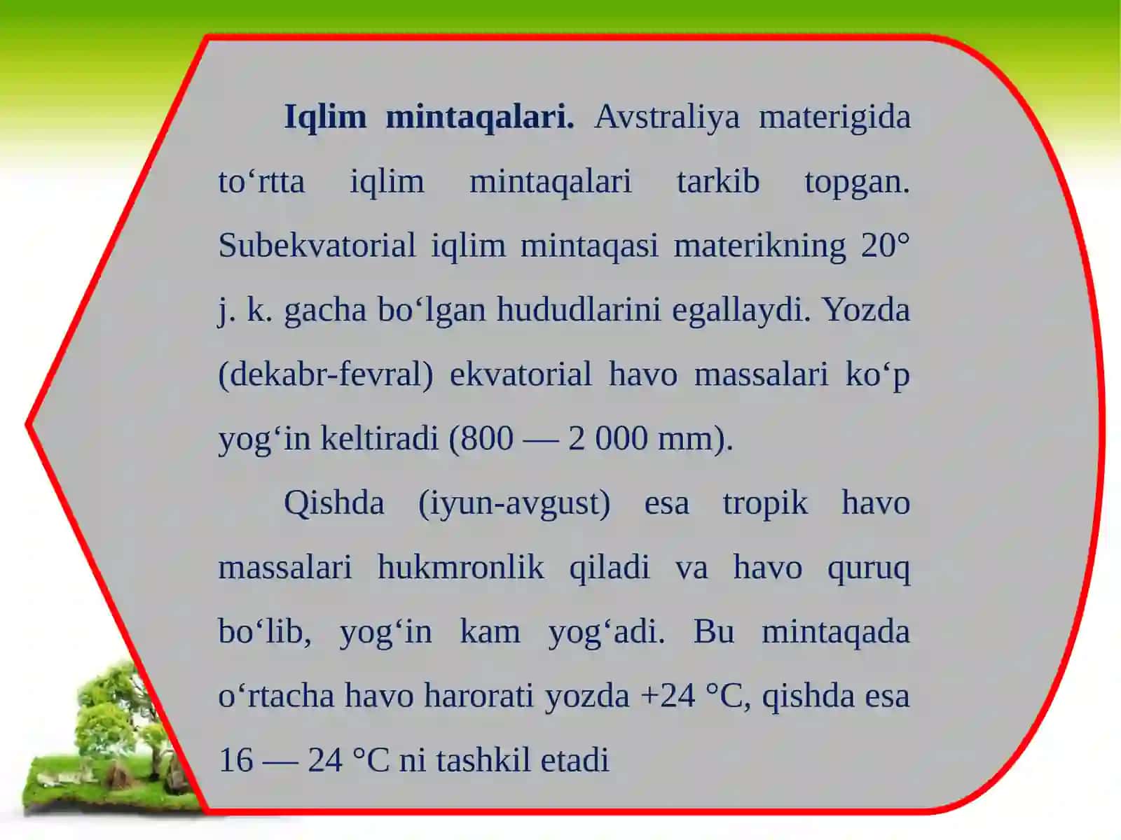 Iqlimi, ichki suvlari va tabiat zonalari 3