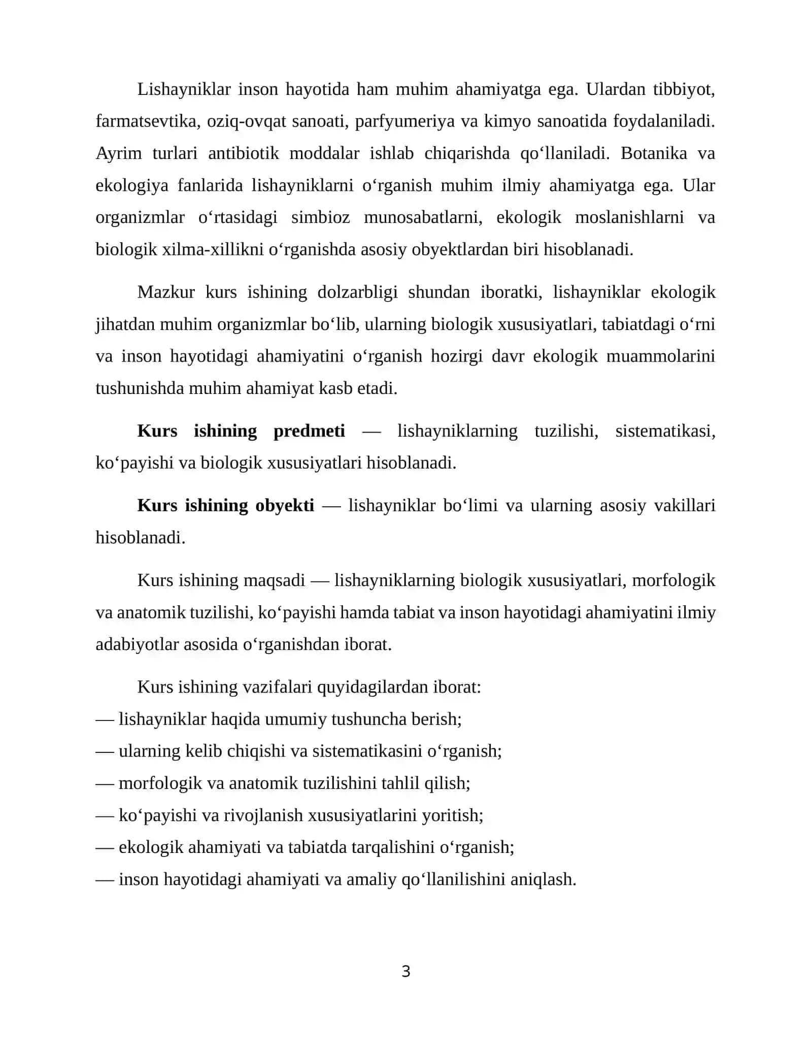 LISHAYNIKLAR BOLIMI 3