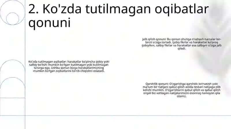 Hayot Qonunlari 3