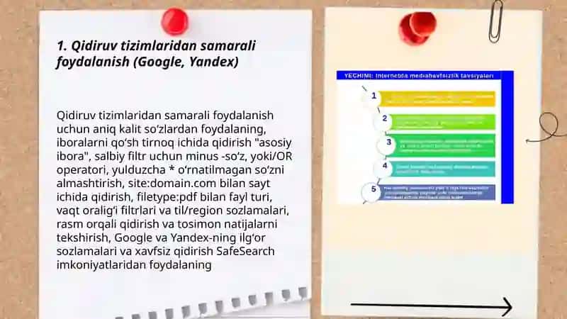 Internet xizmatlaridan samarali foydalanish 3