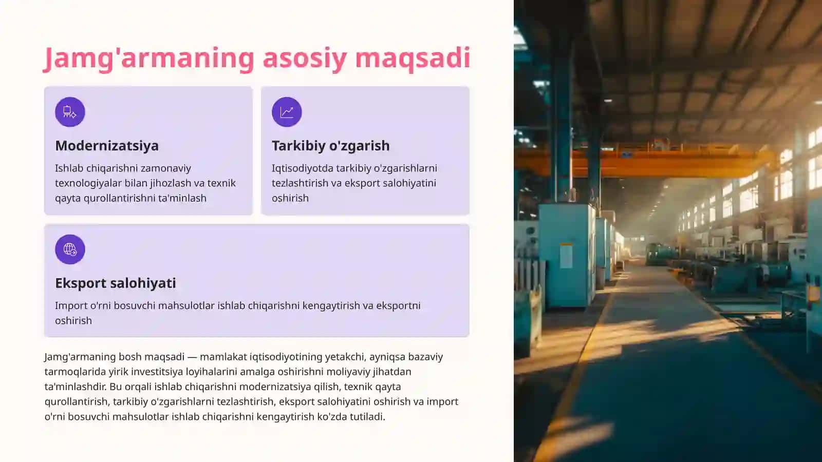 O'zbekiston Tiklanish va Taraqqiyot Jamg'armasi 3