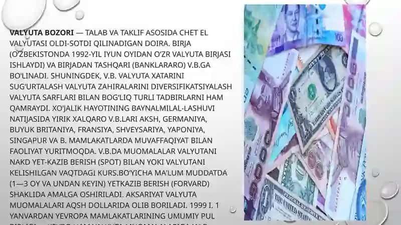 Valyuta bozorining turlari 3