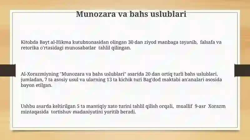 Munozara va bahs uslublari 3