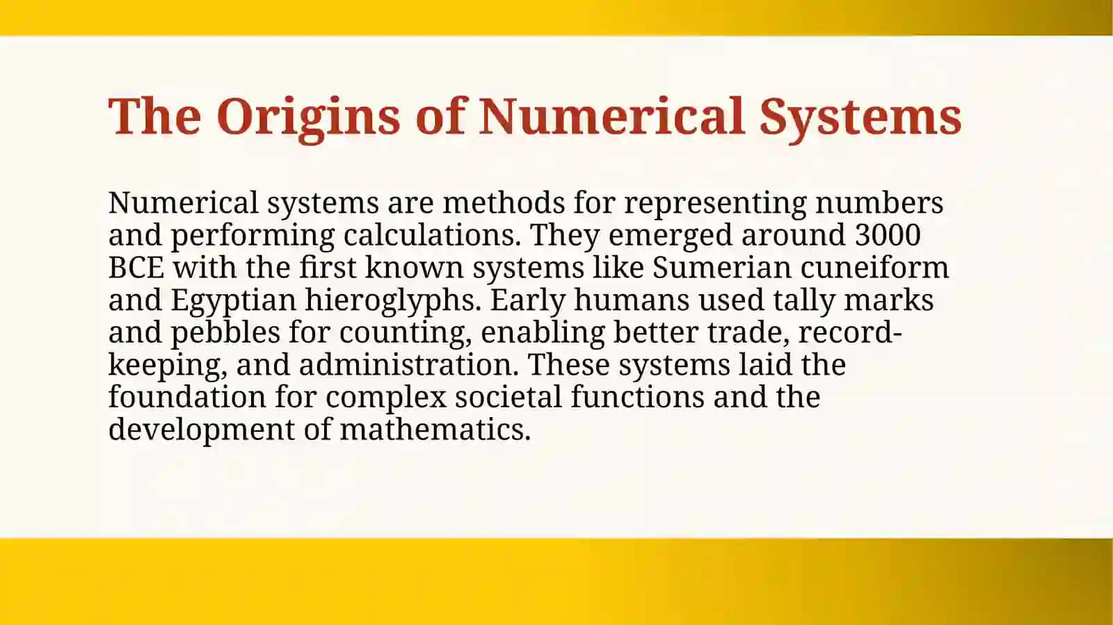 History of Numbers 3