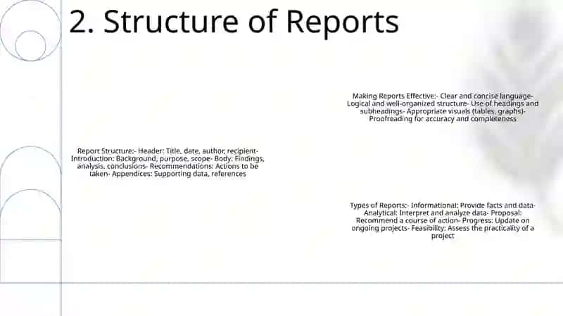 Making Reports 3