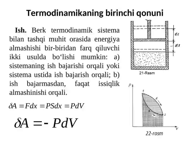 7-MA’RUZAT ЕRMОDINАMIKА АSОSLАRI 3