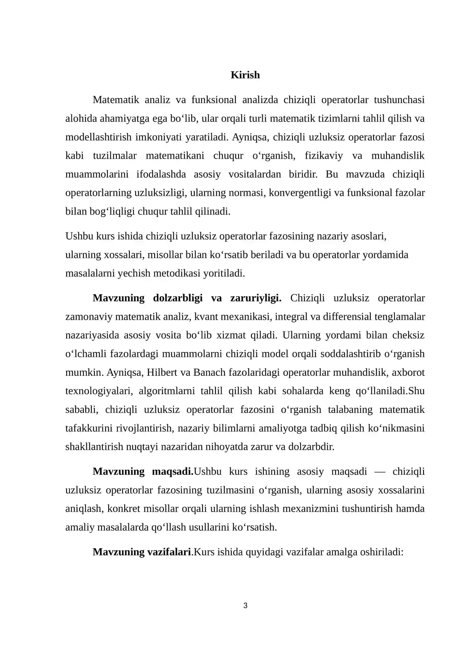 Chiziqli uzluksiz operatorlar 3
