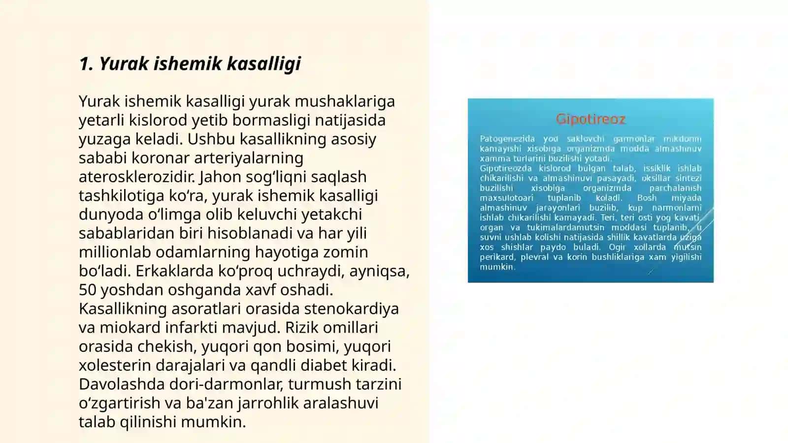 Yurak ishemik kasalligi 3