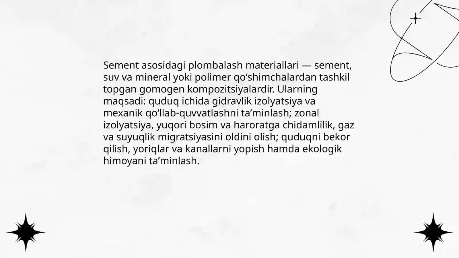 Sement asosidagi plombalash materiallari 3