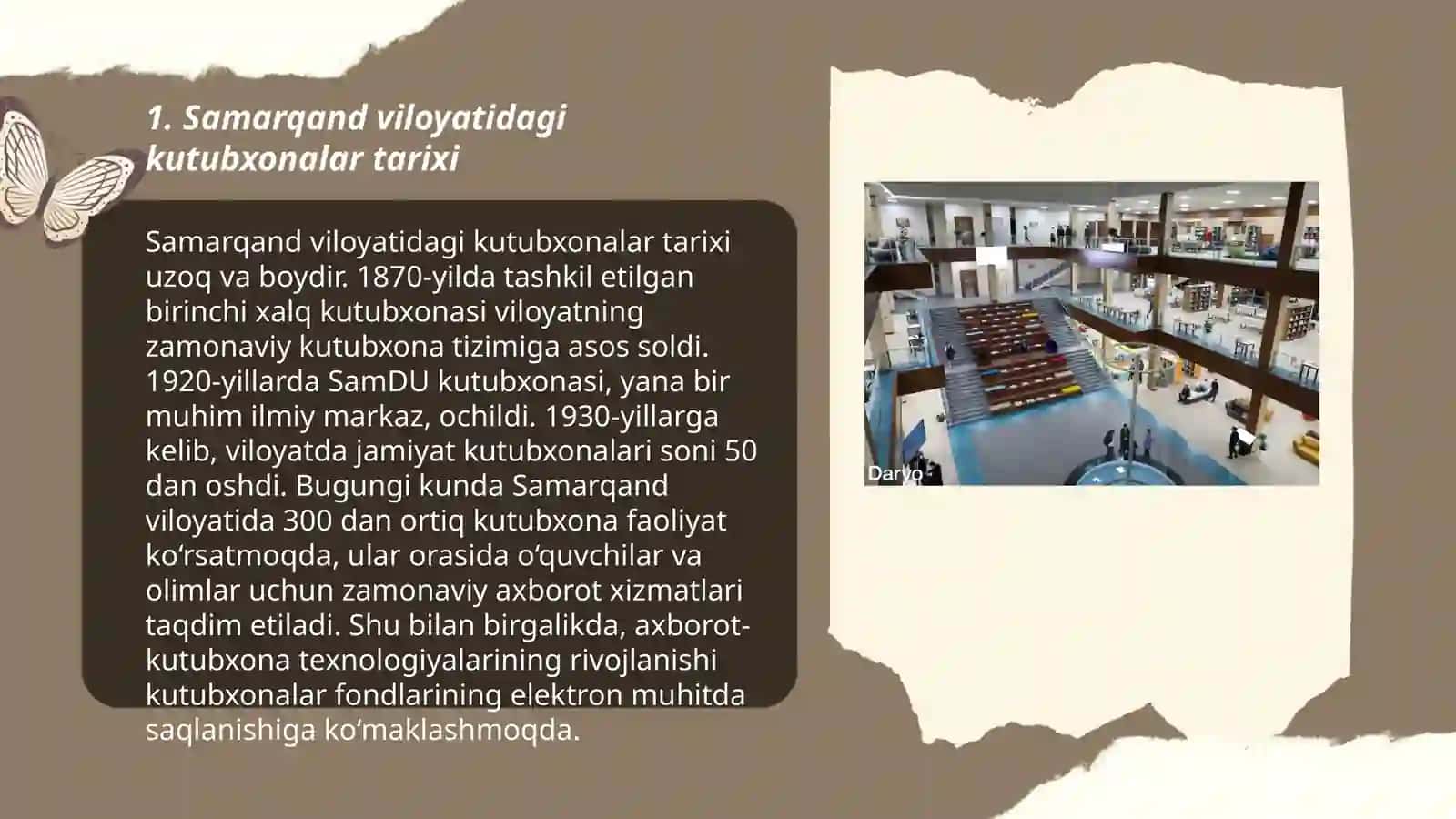 Samarqand viloyatidagi kutubxonalar tarixi 3