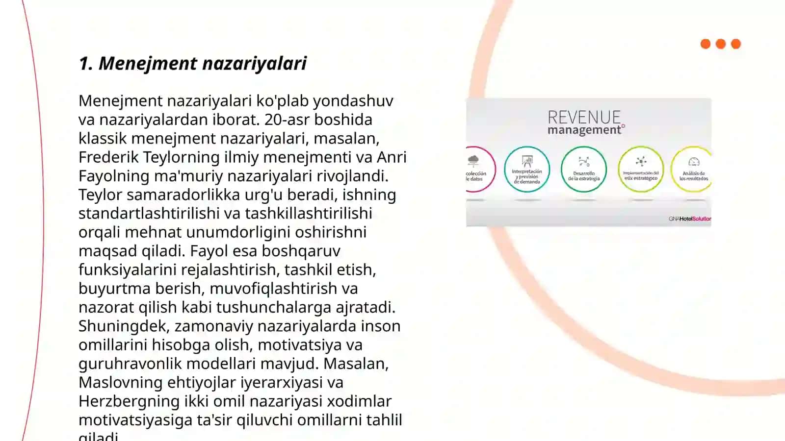 Menejment nazariyalari 3