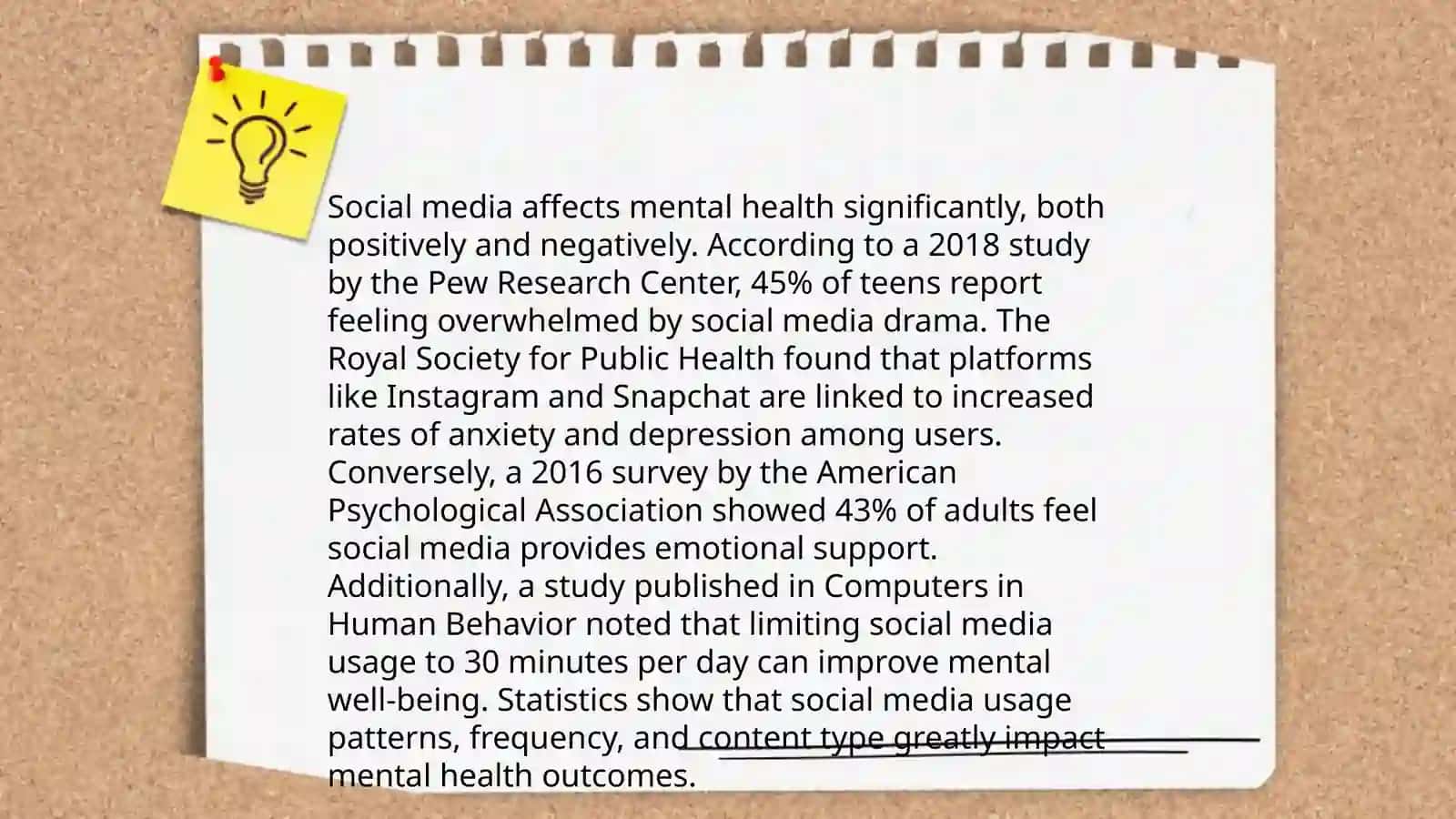 Social Media's Impact on Mental Health 3