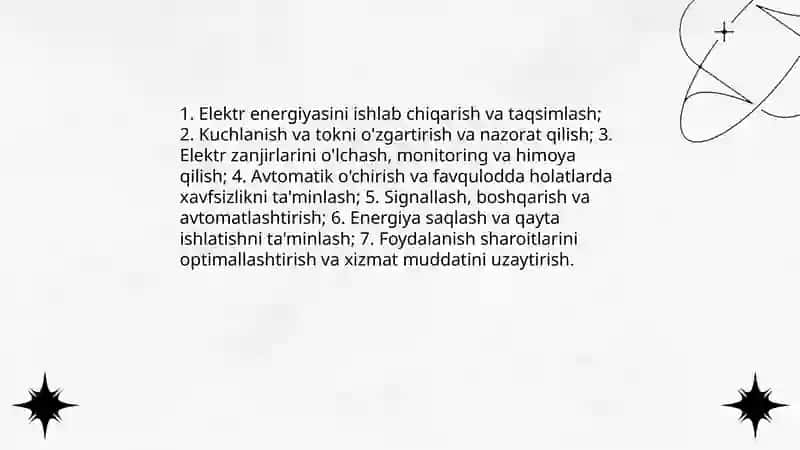 Elektr apparatlarining vazifasi va tasnifi 3
