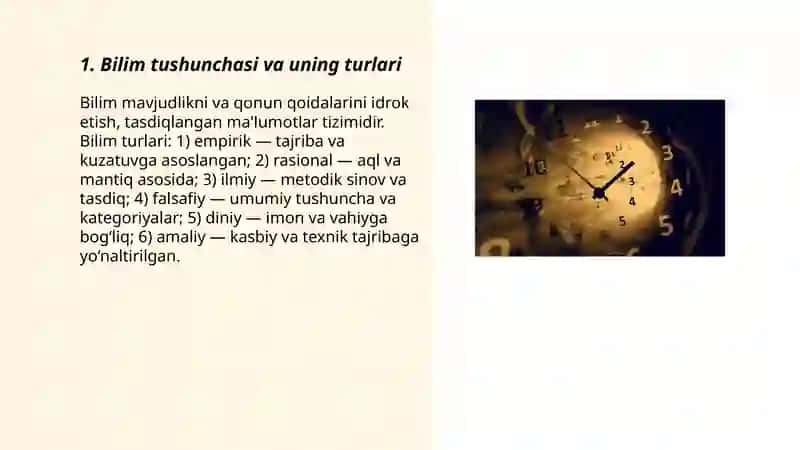 Bilish Falsafasi 3