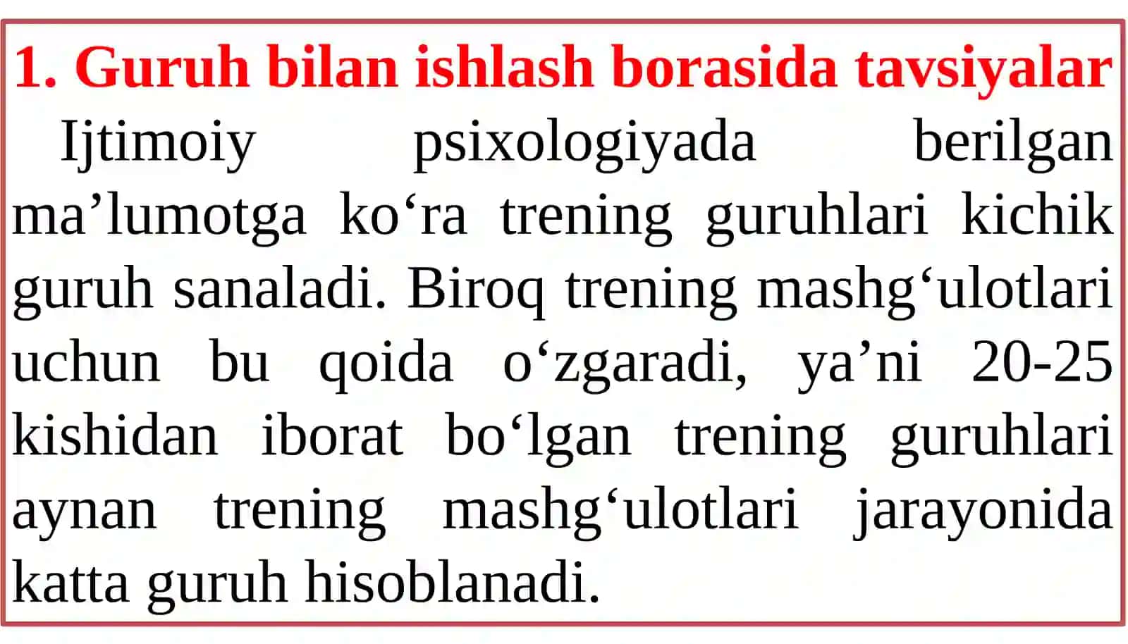 SOTSIAL PSIXOLOGIK TRENINGLAR 3