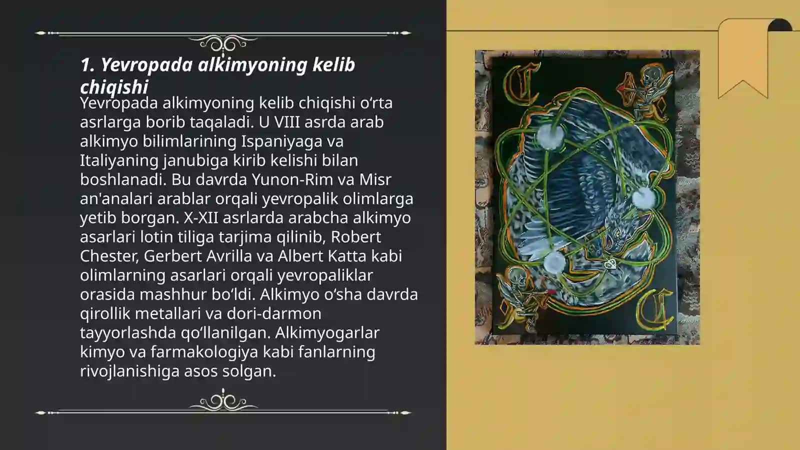Yevropa alkimyosi namoyondalari 3