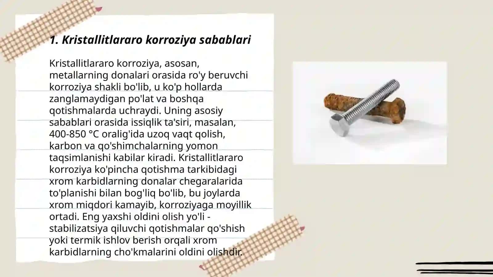 Kristalitlararo korroziya 3