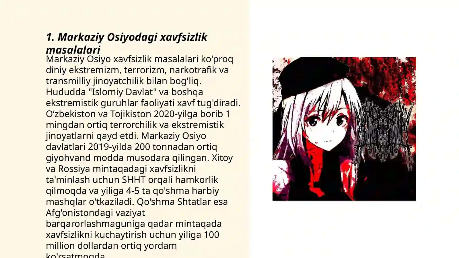 Markaziy Osiyodagi xavfsizlik masalalari 3