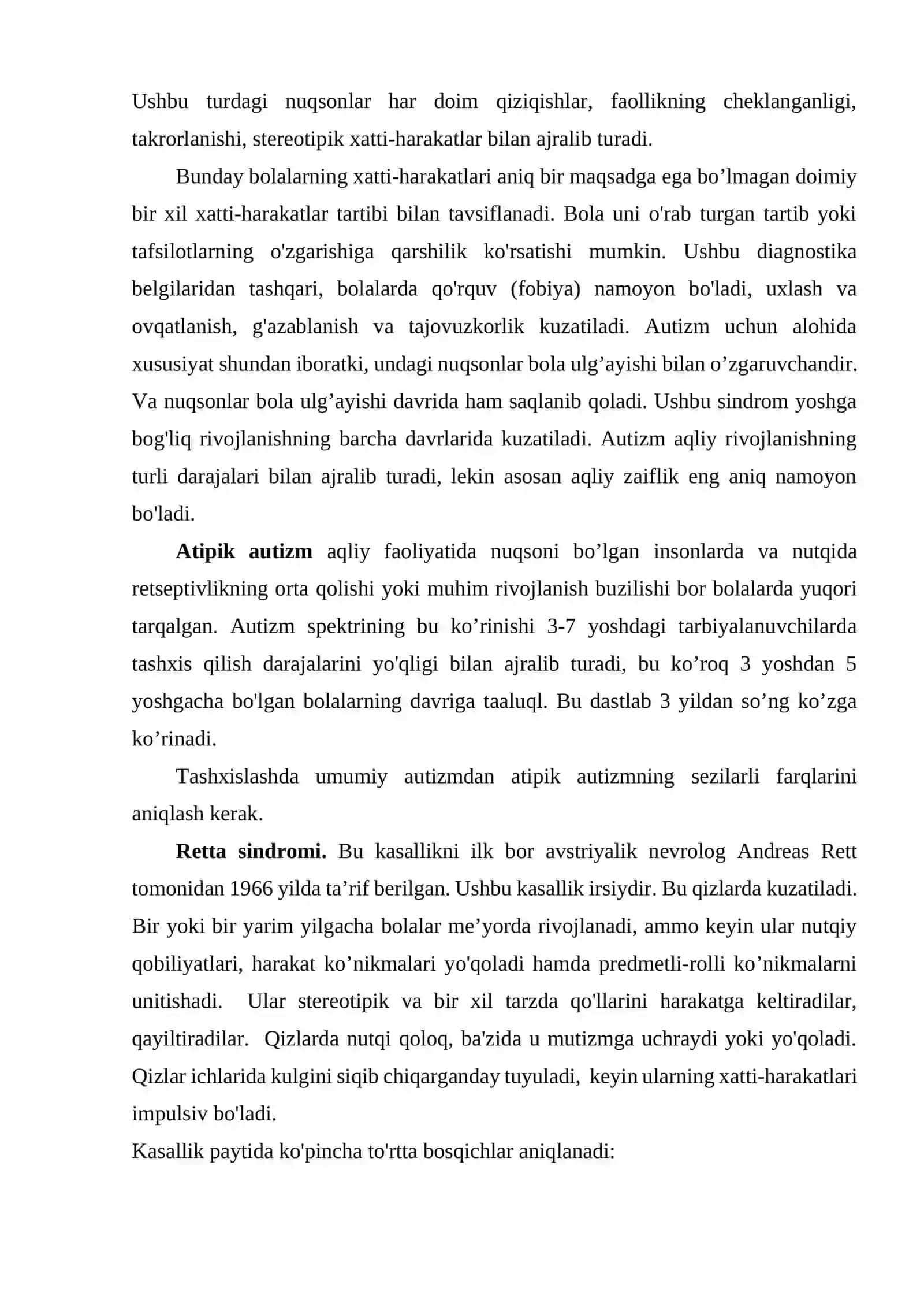 BOLALAR AUTIZMI KLASSIFIKASIYASI 3