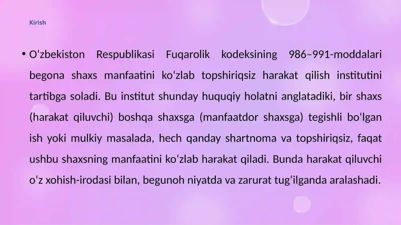 Begonashaxsningmanfaatiniko’zlabtopshiriqsizharakatqilish 3
