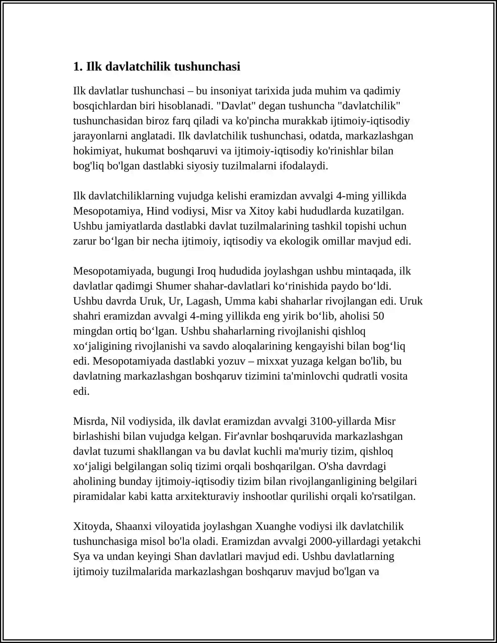 ILK DAVLATCHILIKNING TASHKIL TOPISHI 3