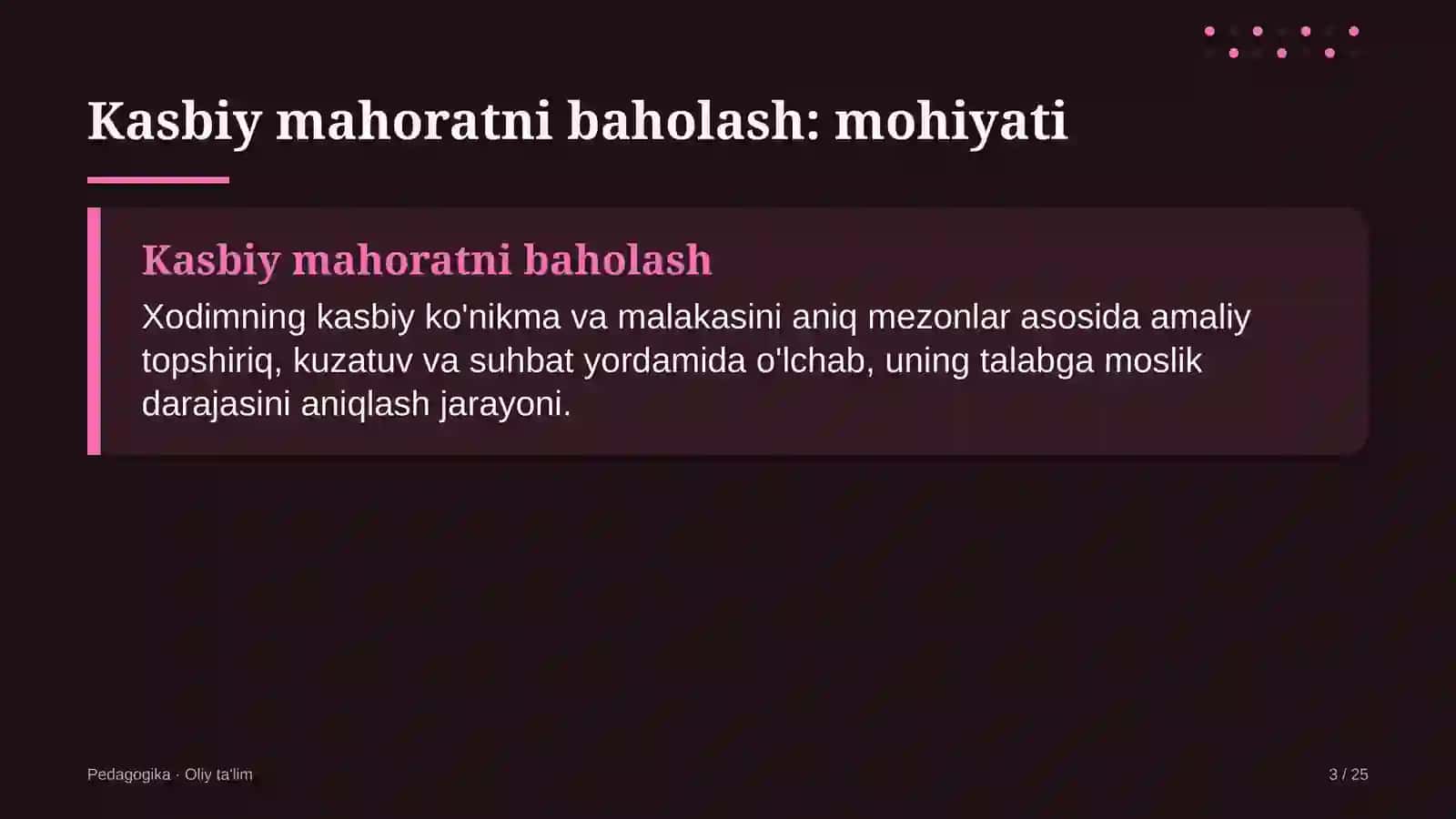 Bojxona organlarida kasbiy mahoratni baholash 3