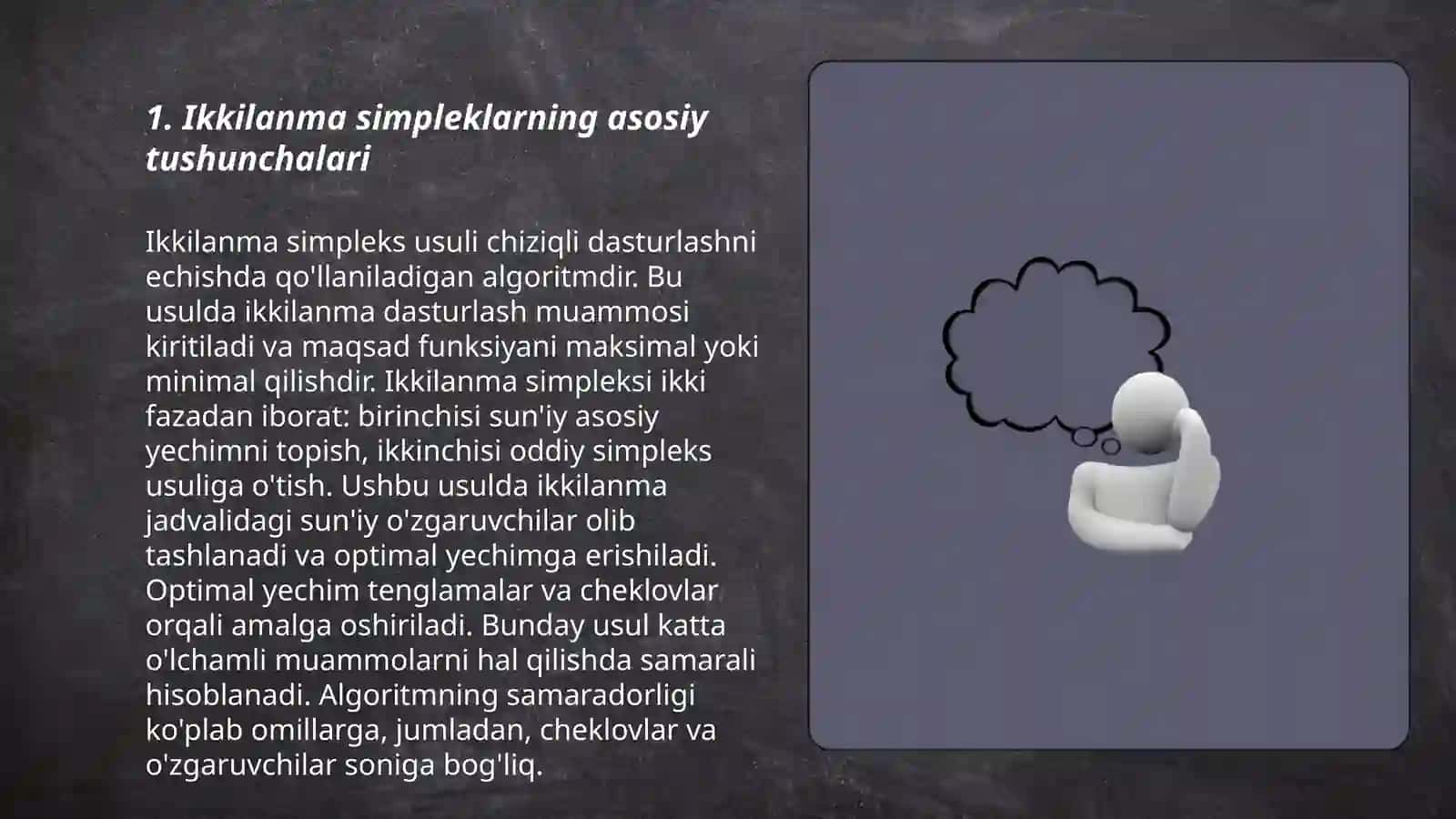 Ikkilanma simplekis usuli 3